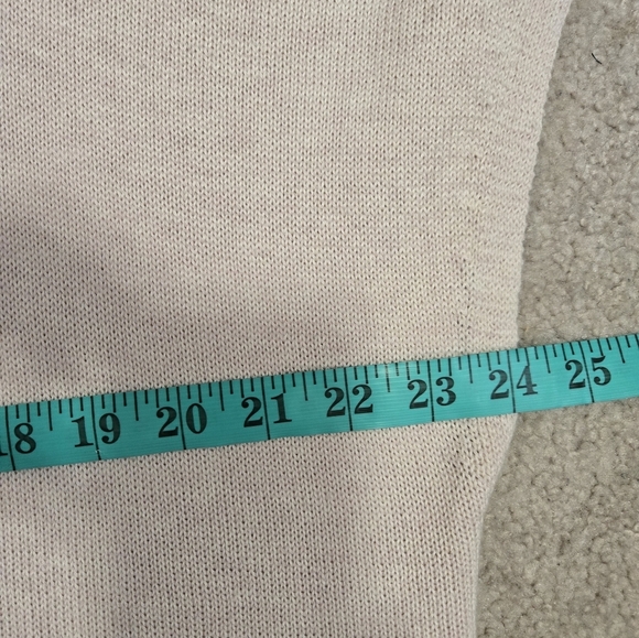 THEORY Cashmere Cotton Pale Pink Oversized Sleeveless Sweater with Pockets.Small - Picture 10 of 11